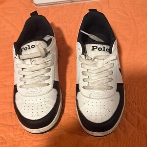 Polo by Ralph Lauren Men's Black and White Sneakers